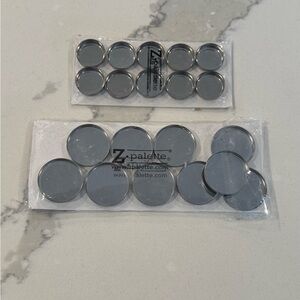 Z Palette Metal Round Empty Pans for Eyeshadow or Lipstick
